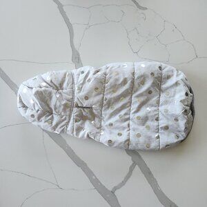 POLKA-DOT GRAY AND SILVER DOG COAT